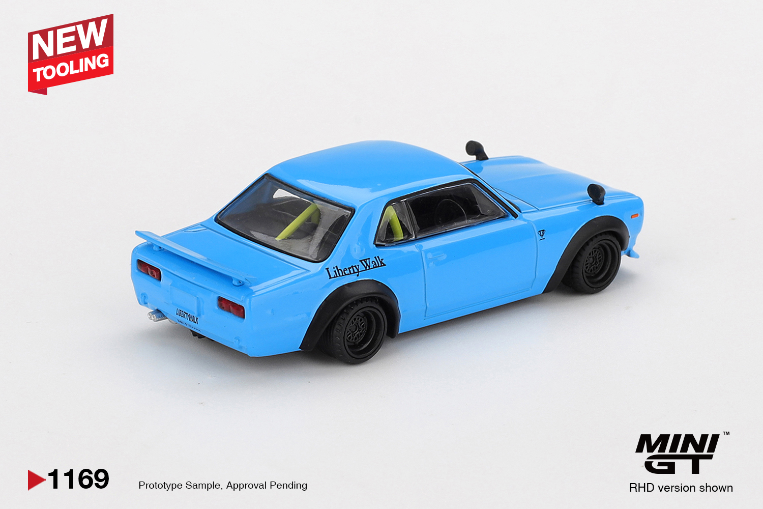 Mini GT 1/64 Nissan LB★Works HAKOSUKA Baby Blue - MGT01169-R