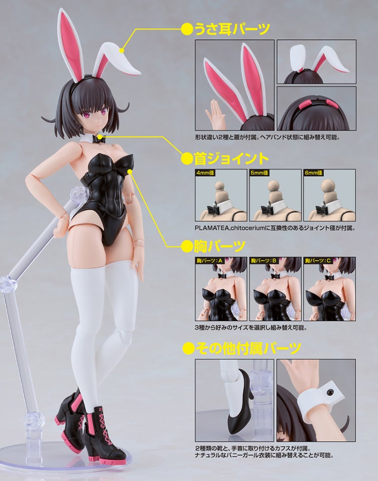 (預訂訂金 $100) (總價 $318) GSC PLAMATEA DF Kelly 兔女郎Ver. 模型 (行版) 