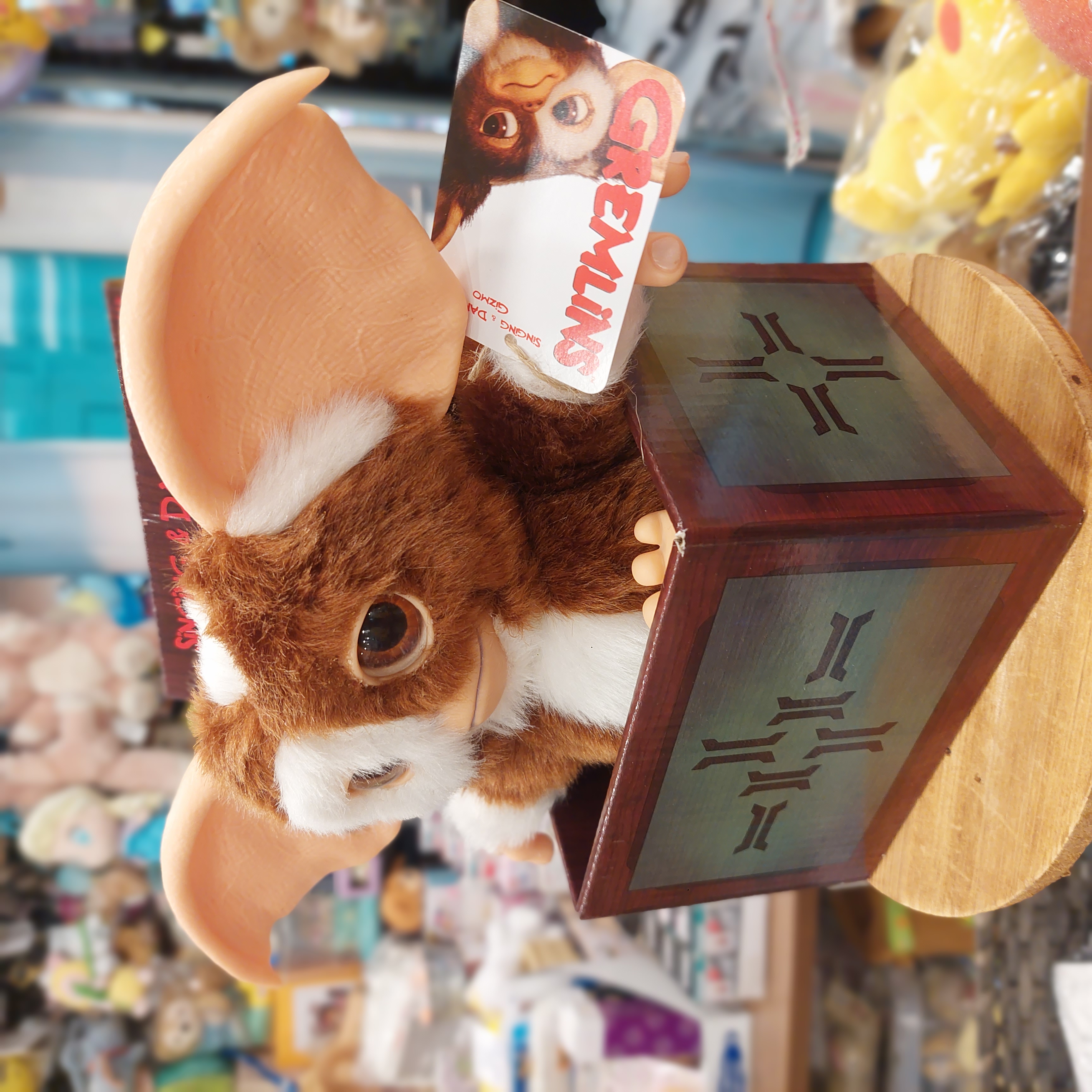 Singing & Dancing Gremlins Gizmo 小魔怪 毛公仔 Ikon Design Studio 坐高約 17cm 