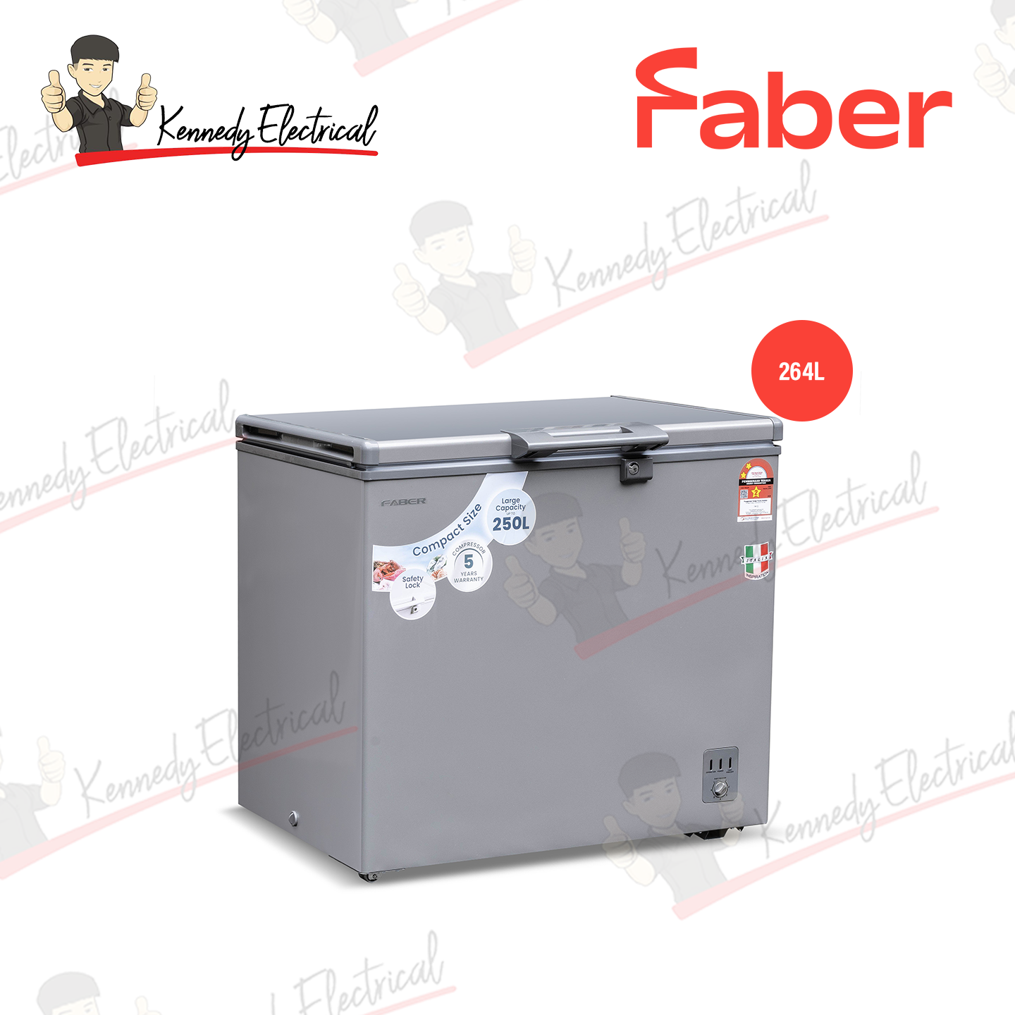 Faber 250L Chest Freezer FROSTAC 259GR
