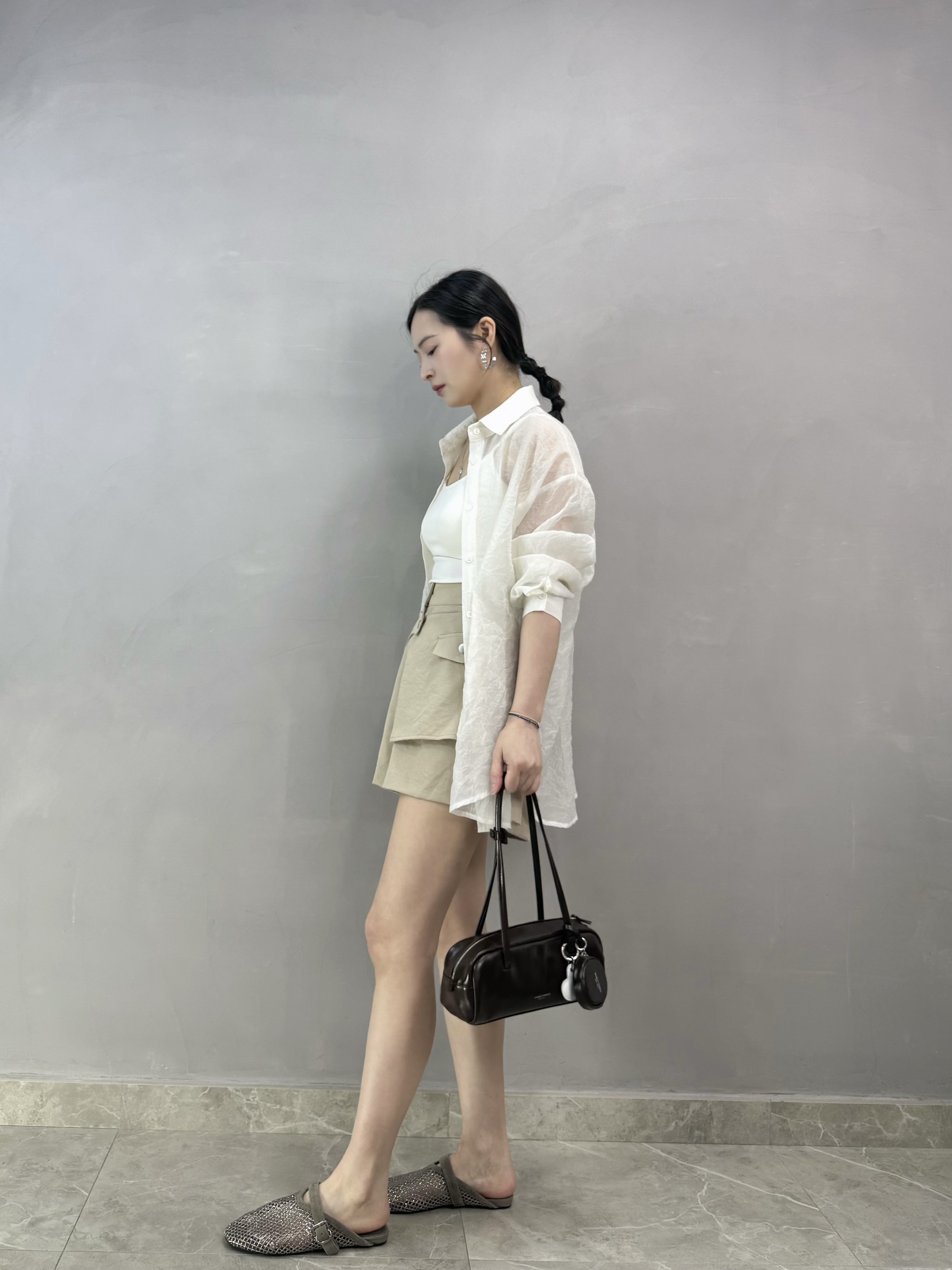 S65 兩著縐縐防曬恤衫