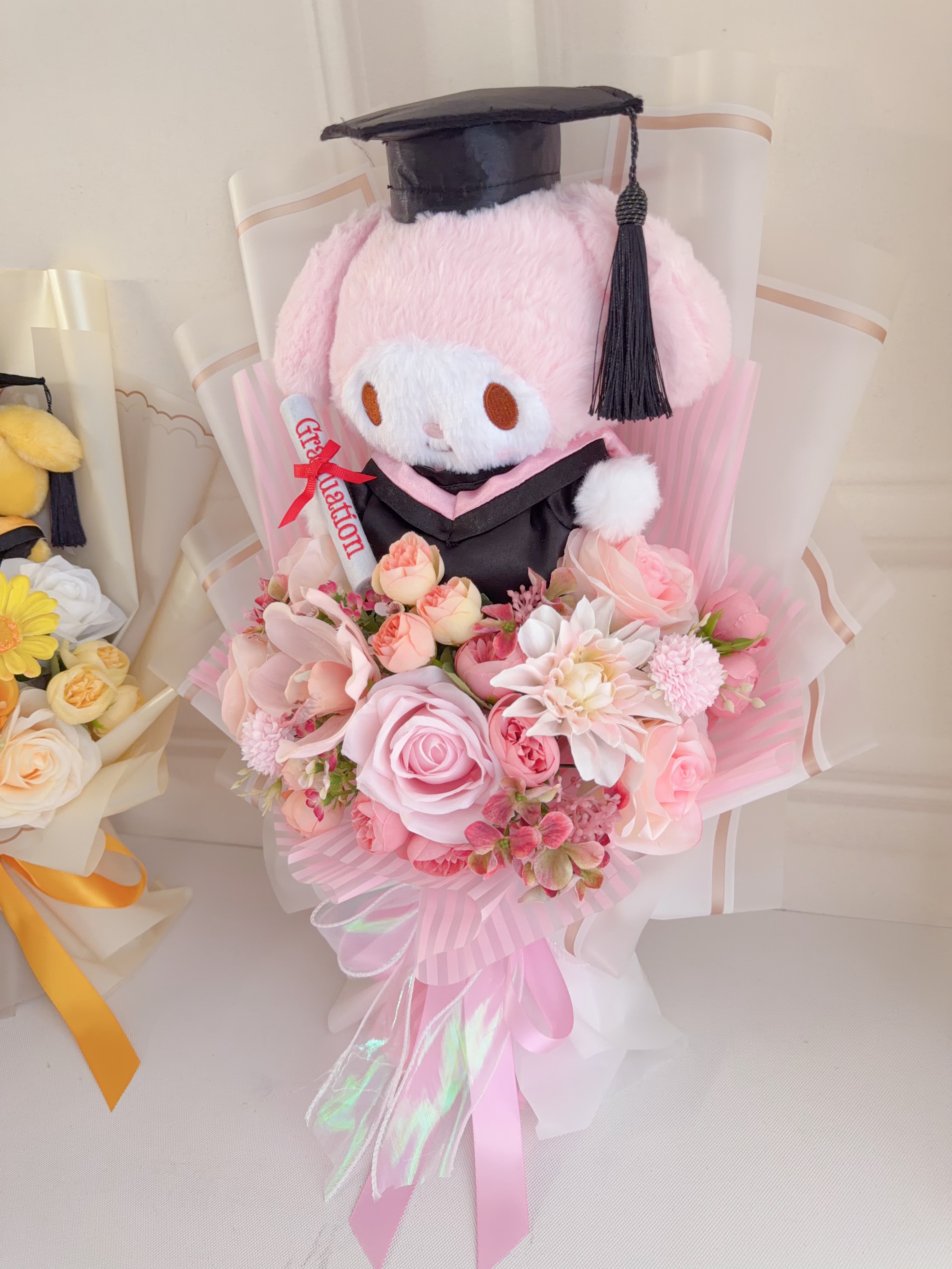 (現貨) melody畢業公仔花束