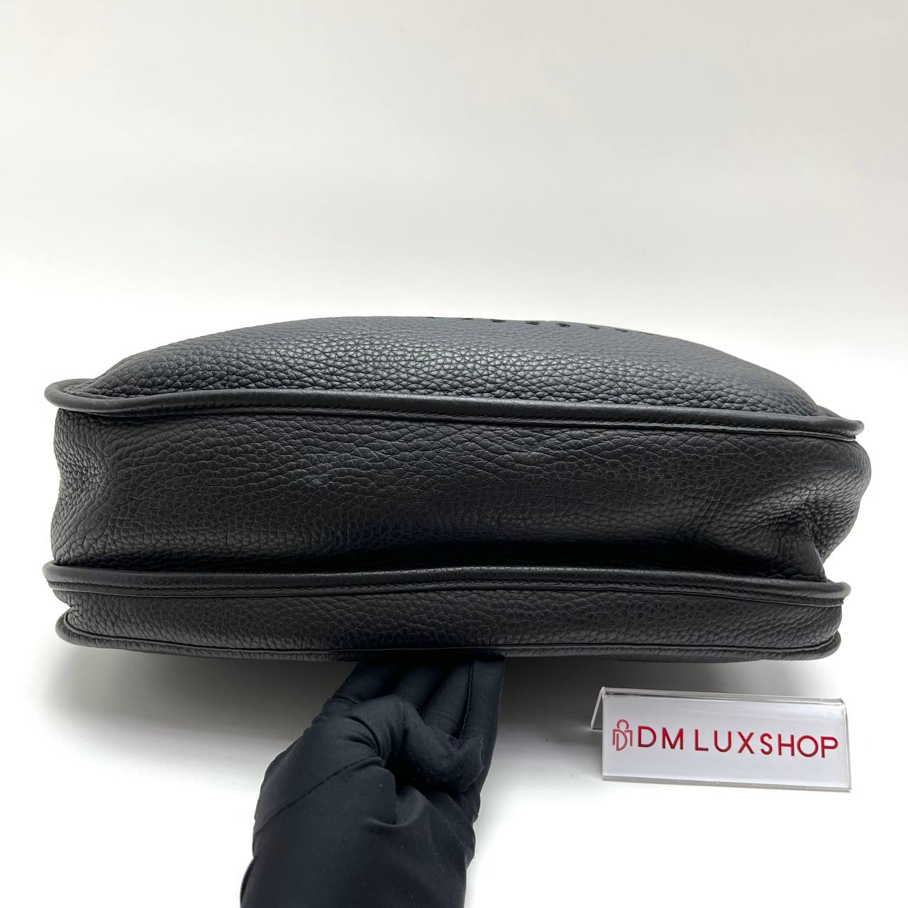 Hermes Evelyne 33 Black SHW (Stamp B)