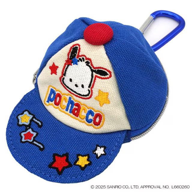 🎀【預訂】Sanrio Y2K 活力 cap帽造型 小包掛飾 - Pochacco