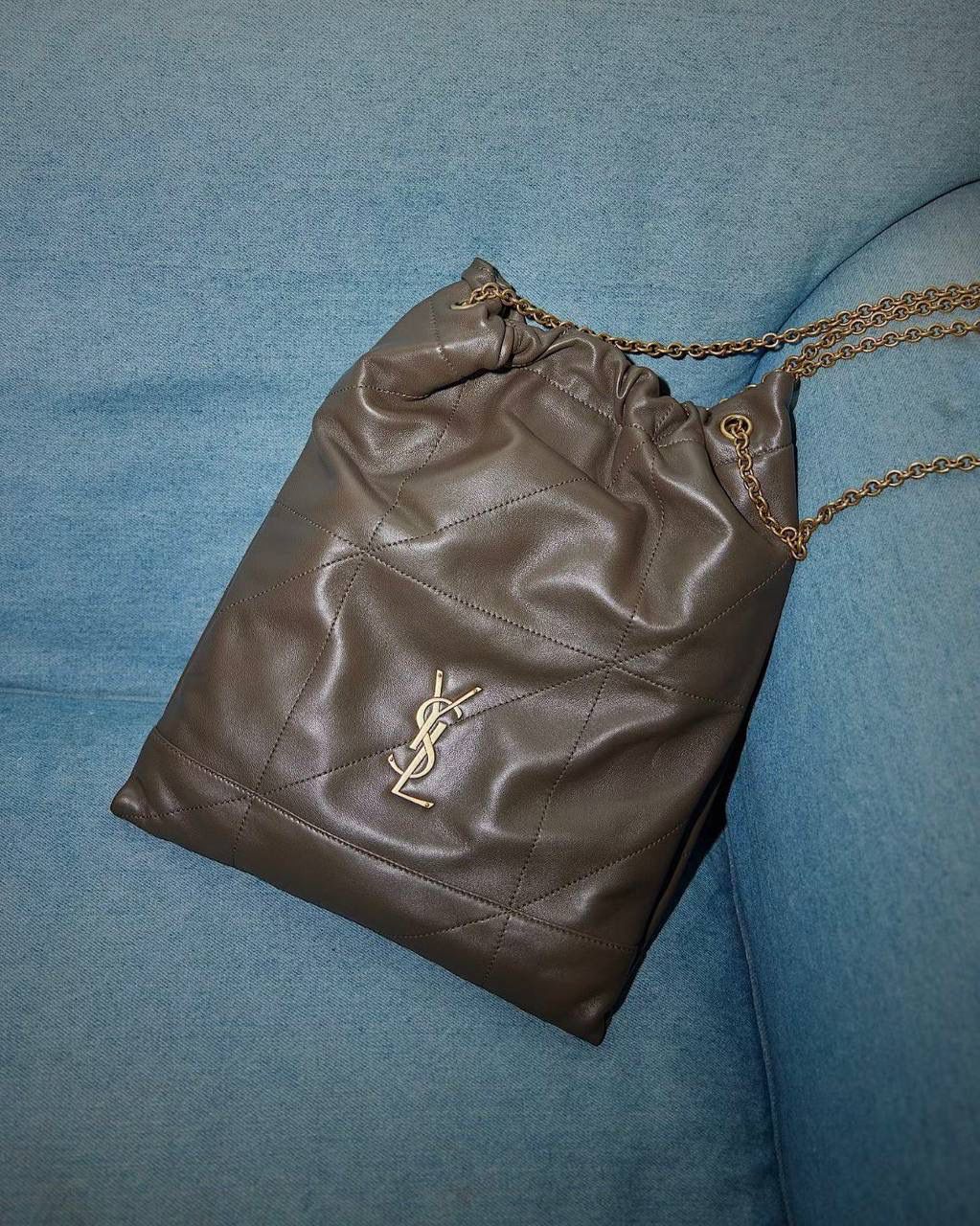 圣罗兰 Icare Maxi 绗缝羊皮购物袋