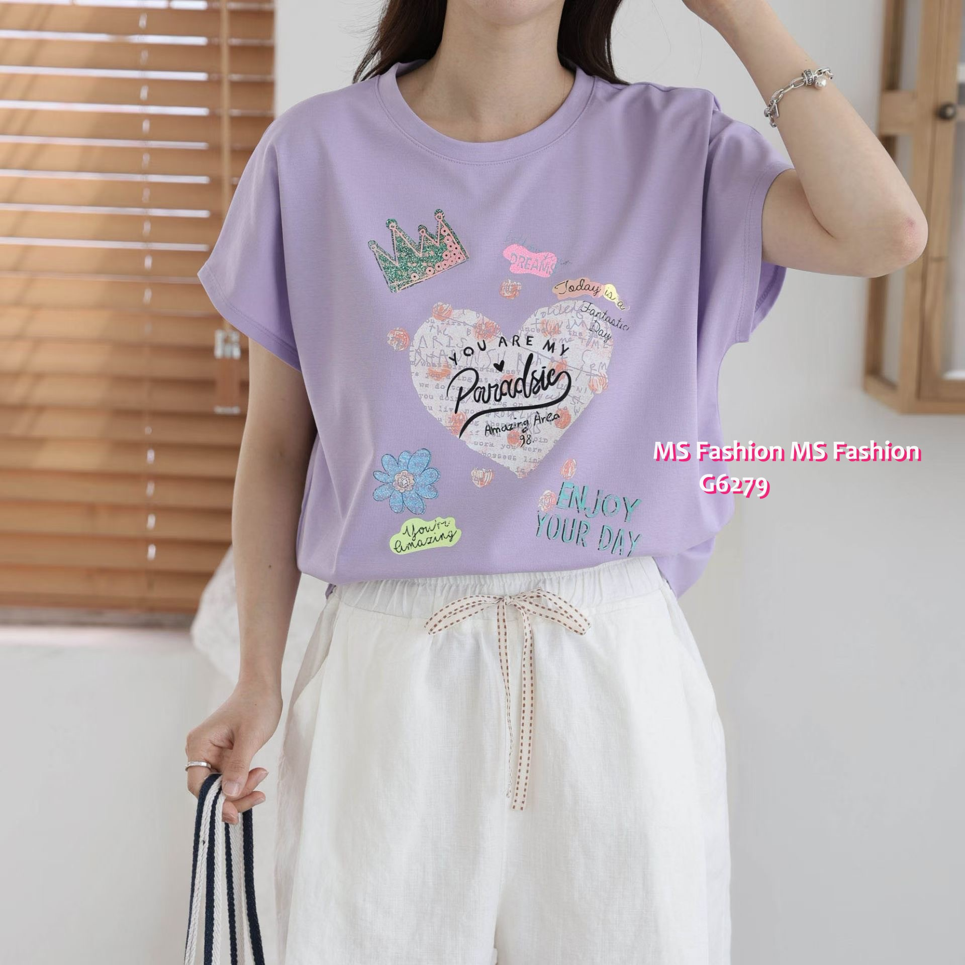 G6279 韓國🇰🇷靚print top