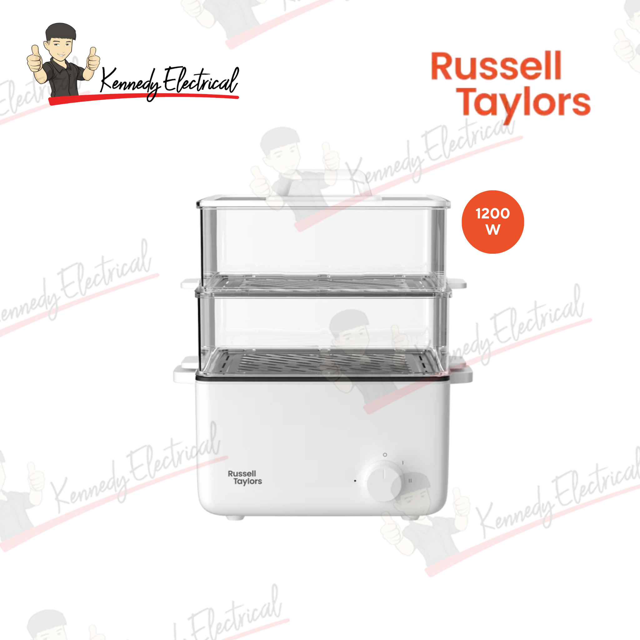 Russell Taylors 18L 3-Tier Food Steamer (MC31)
