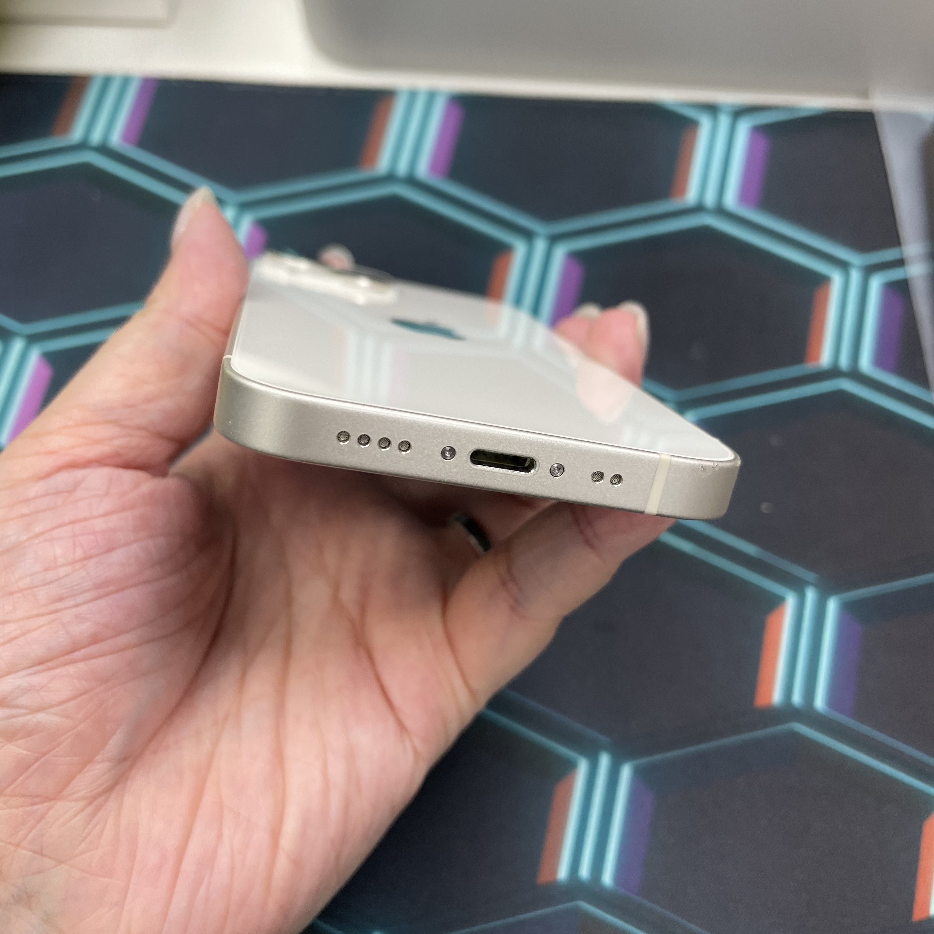 *6617 13 mini 超靚機 128GB 電100 白色 white