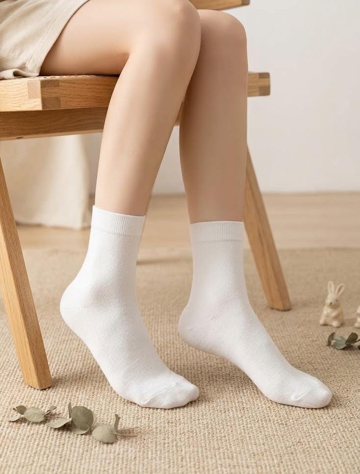Korean Maternity Socks No Pressure Mid Crew Socks