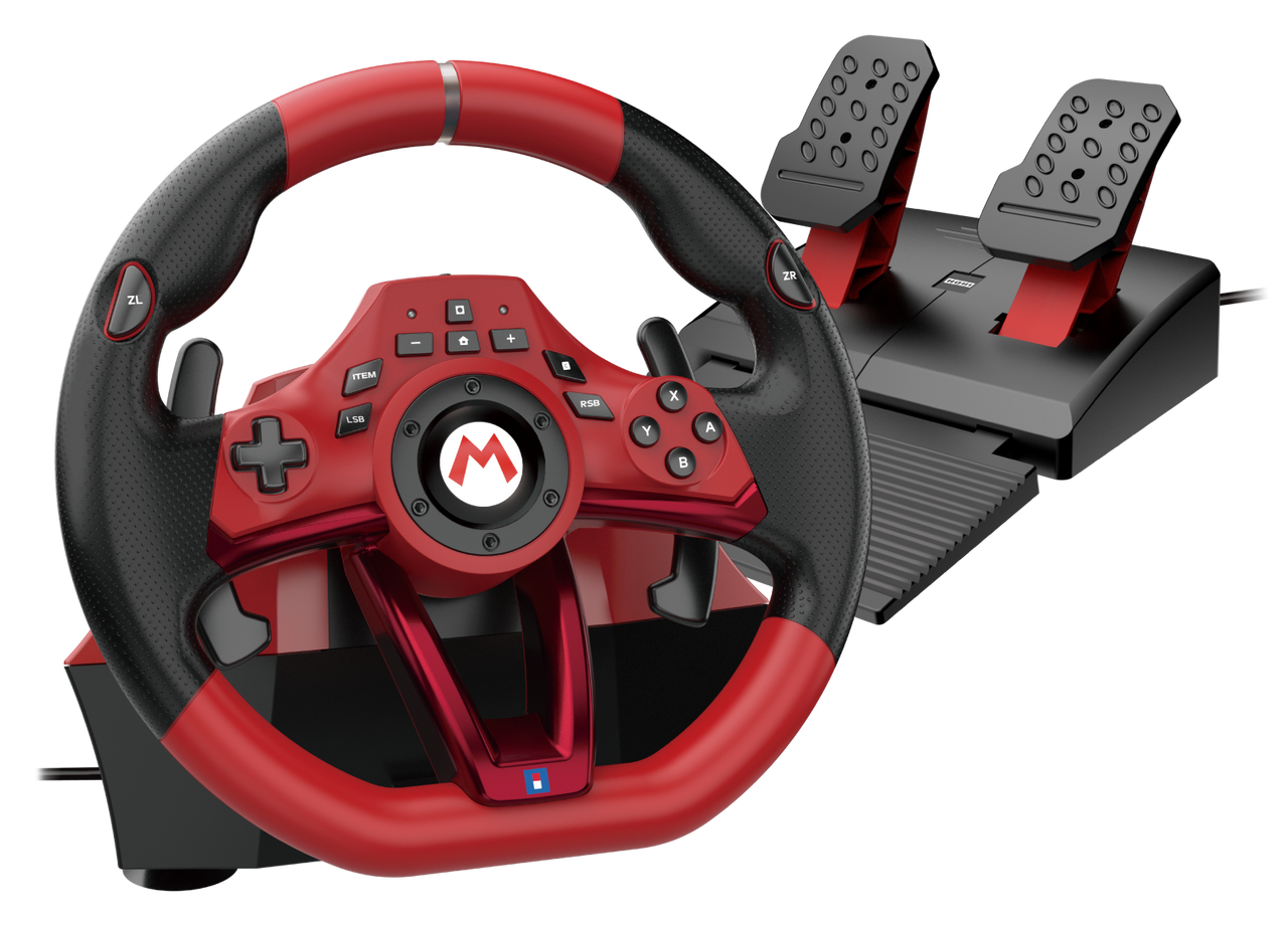 HORI 賽車遊戲方向盤Pro DX 馬利歐賽車版 (NSX-123)        HORI Racing Wheel Pro DX  Mario Kart Ver. (NSX-123)