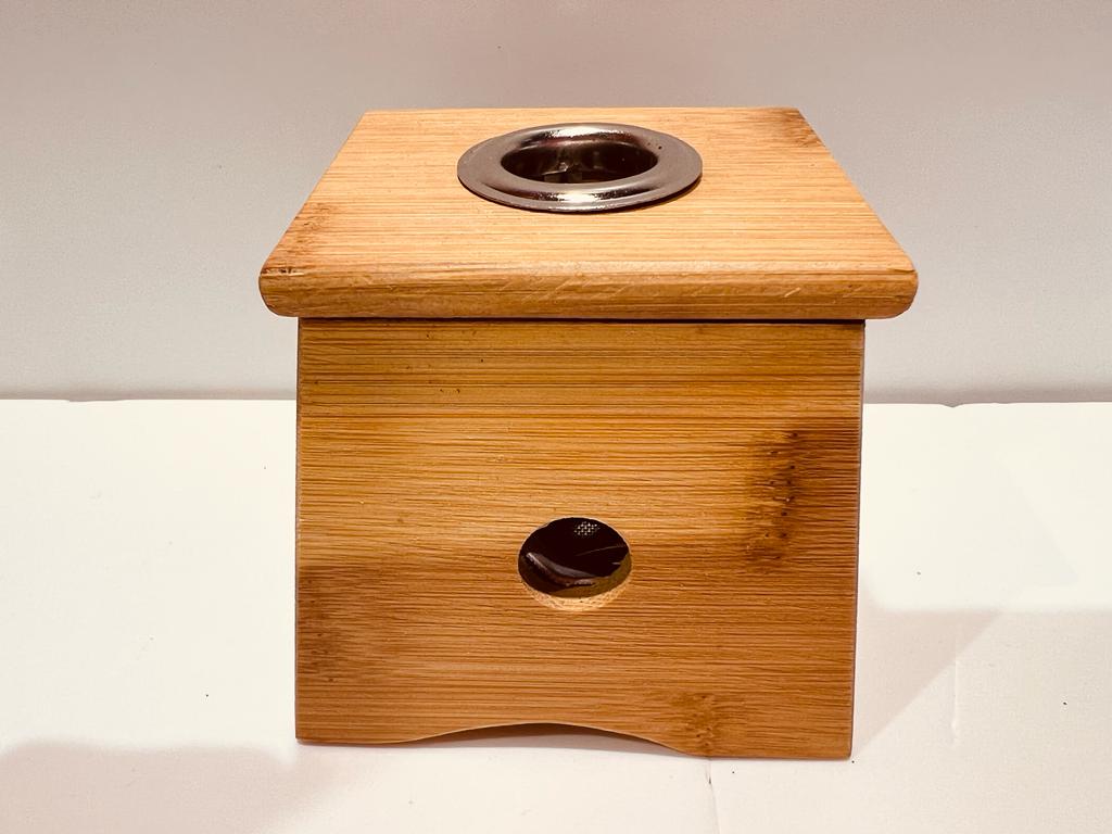 竹艾灸盒(單孔)