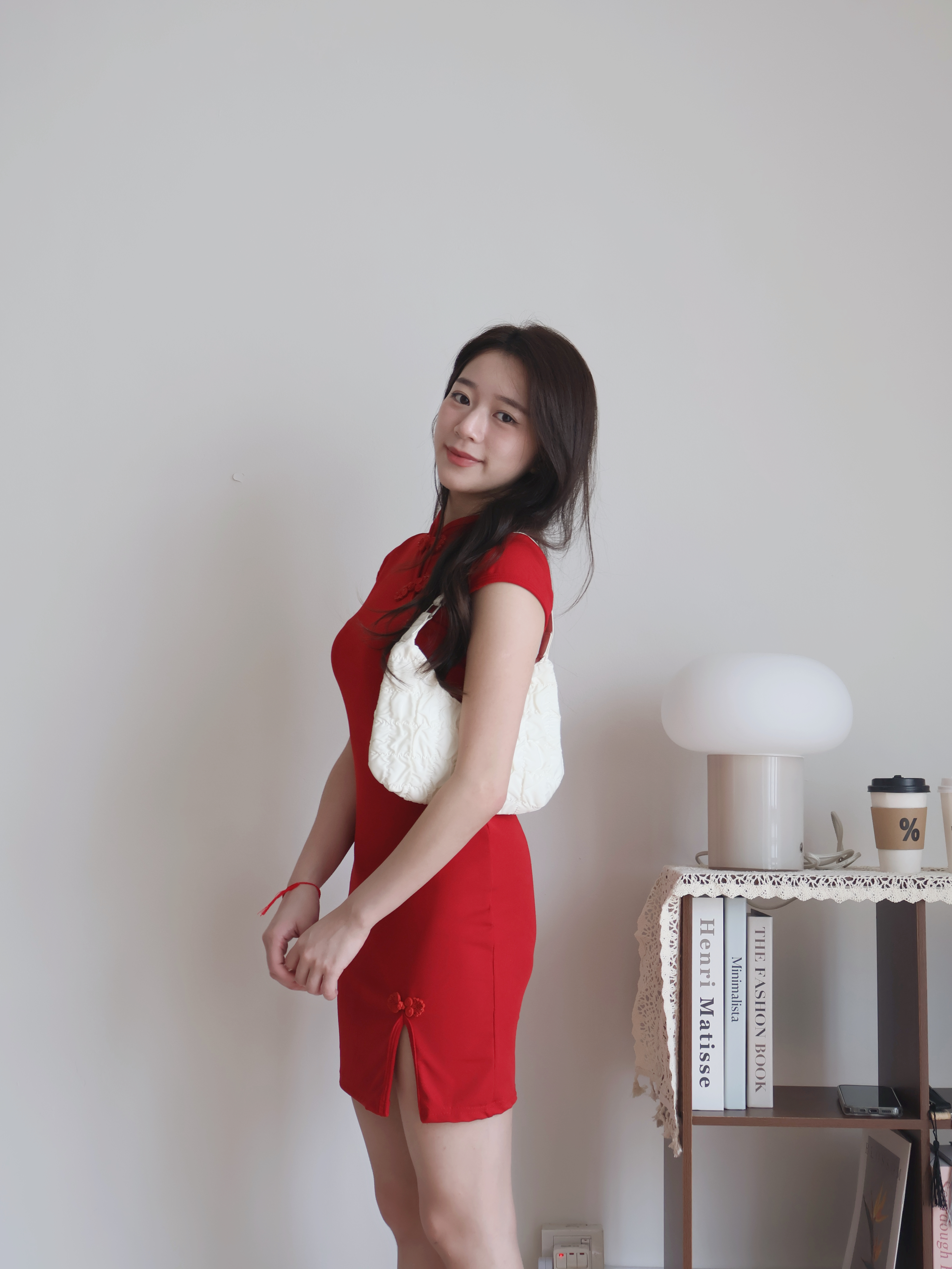 SL28 Red Midi Dress