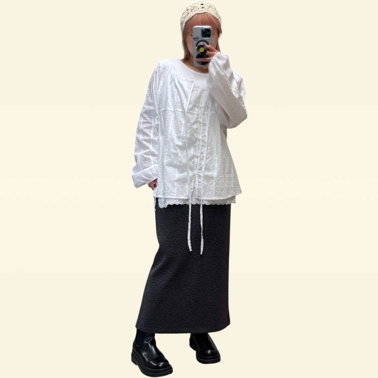 221341 大領點點暗紋Top