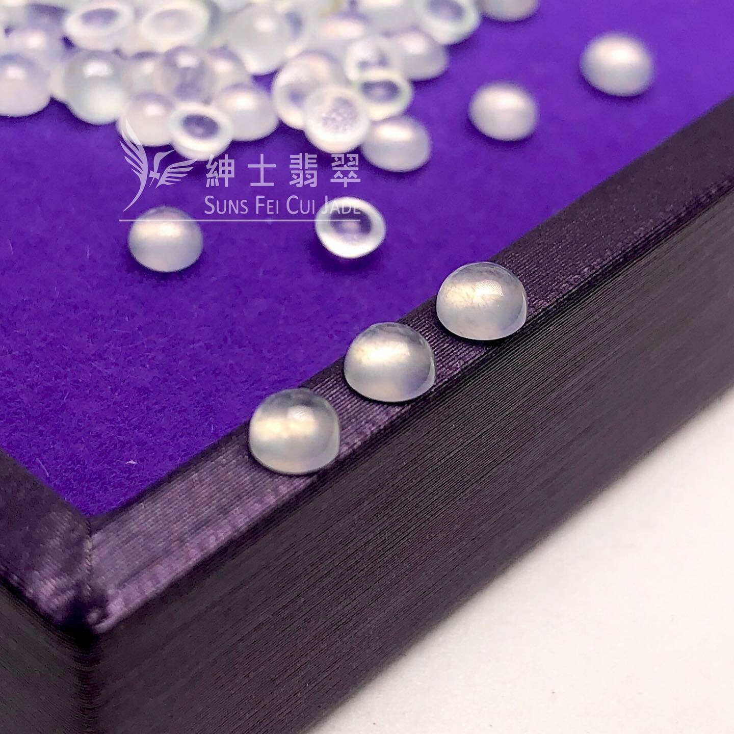 玻璃種蛋面一手150粒