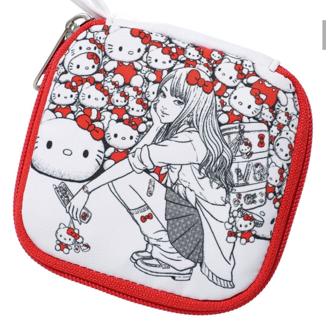 伊藤潤二  × Sanrio × niceghostclub 聯動限定系列｜Mini Pouch