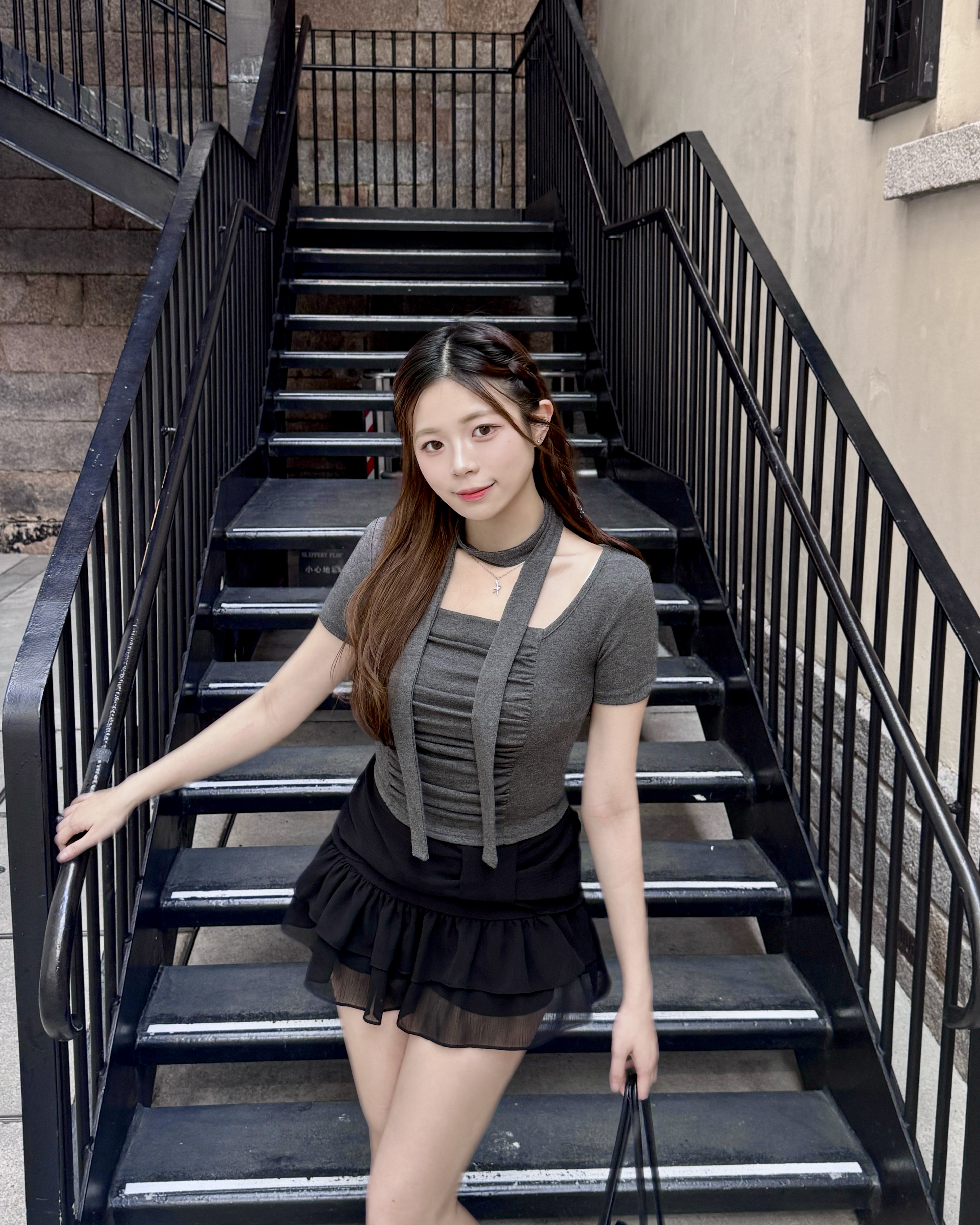  【 ˶˙ᵕ˙店主自留🎀 | 小個子PICK！甜度爆表～一層層輕紗！蝴蝶結點綴🫧蛋糕裙褲🤍 】 Lovely Cake Ruffle Skirt(兩色入)