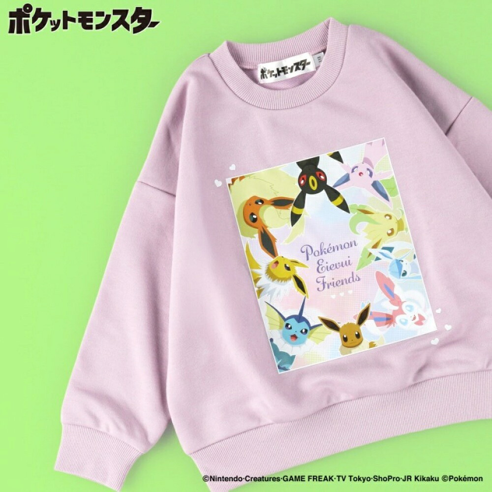 🆕【⭐訂購⭐】🇯🇵日本直送 🌀#Pokemon 伊布系列(烈焰設計) 前後圖案 抓絨衛衣[5款選] 🌀 [ELJA-0162][261119]