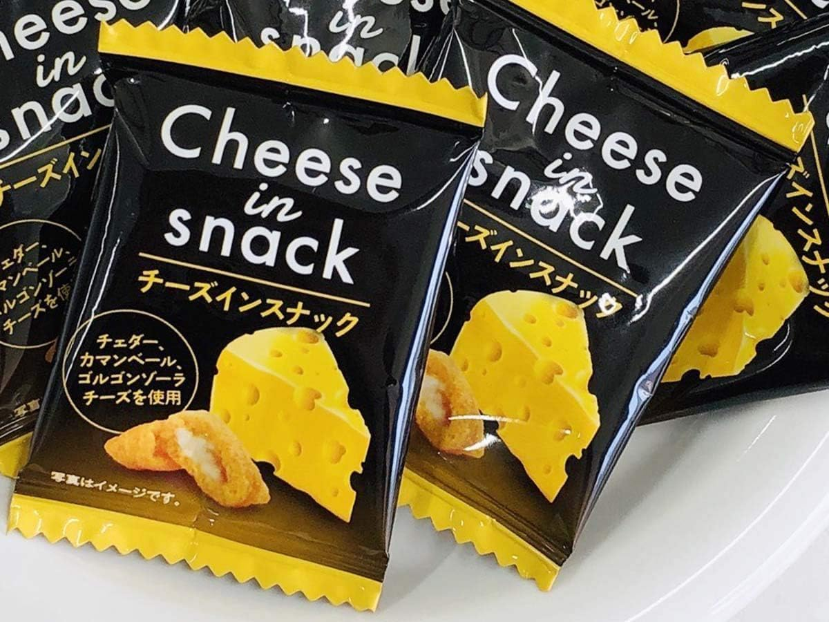 【日本直送】Cheese In Snack 三重芝士夾心脆餅 (100粒獨立包裝)｜芝士控必買零食