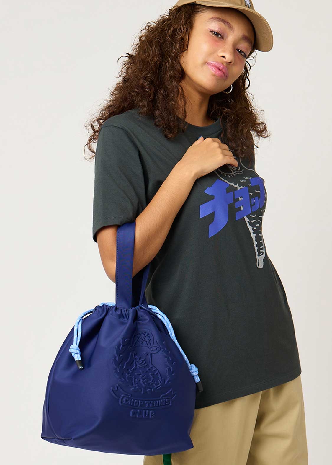 📦訂購 日本限定 graniph LAMB CHOP 功夫綿羊 索繩手提袋 (M)