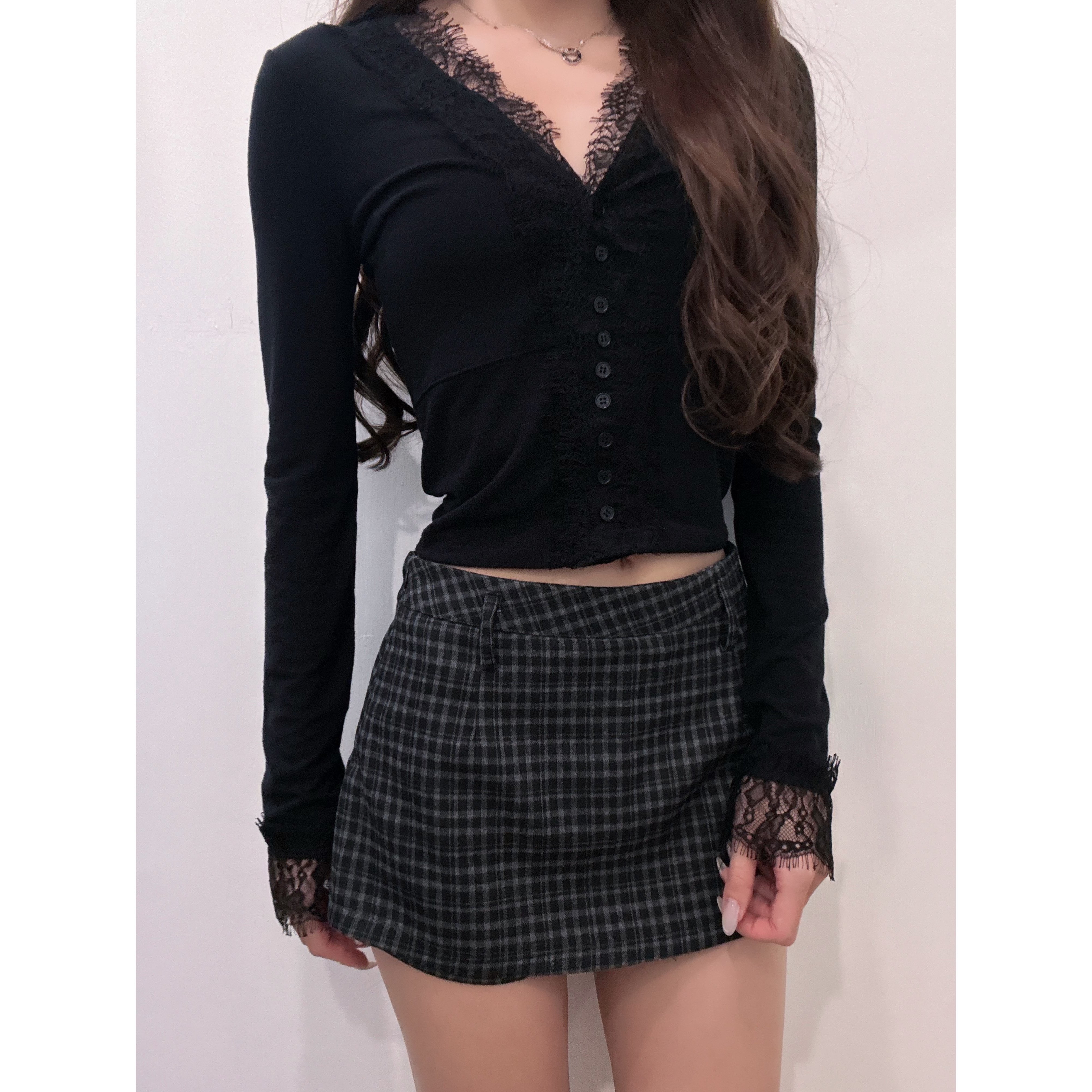 新品價9月20截單🪽2609D《MICRO PLAID SKPT》