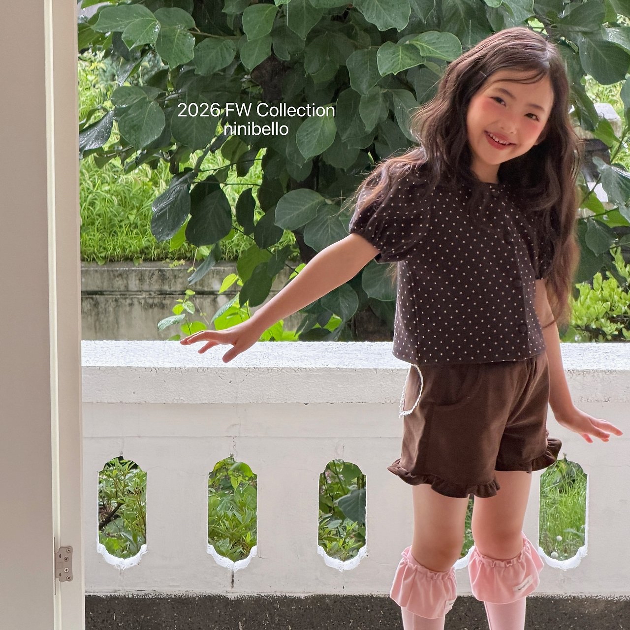 Ninibello | Heart Frill Corduroy Shorts 