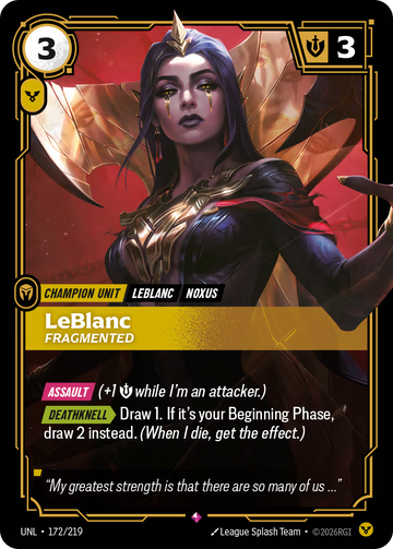 Unleashed - Rare - Order Rune (Set 3)