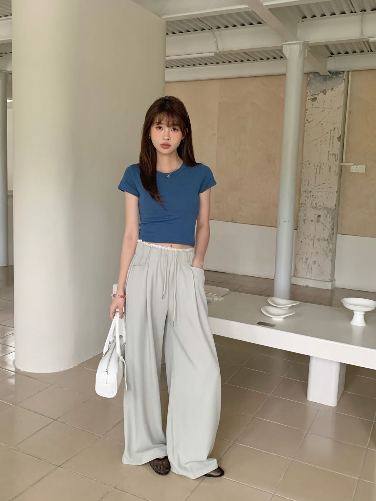 【跑量福利价】Jelly Buny Daily Plain Padded Crop Tee (Removable) 自带胸垫果冻纯色短款Tee(胸垫可拆卸) 【 8 Colours 】