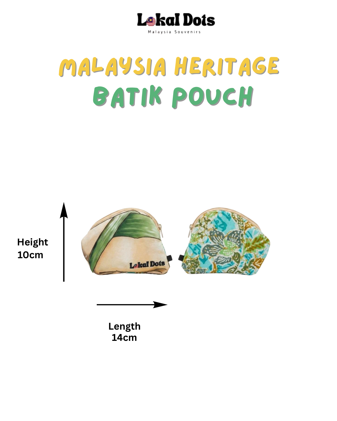 LD46 - Malaysia Heritage Batik Pouch (Nasi Lemak Bungkus)