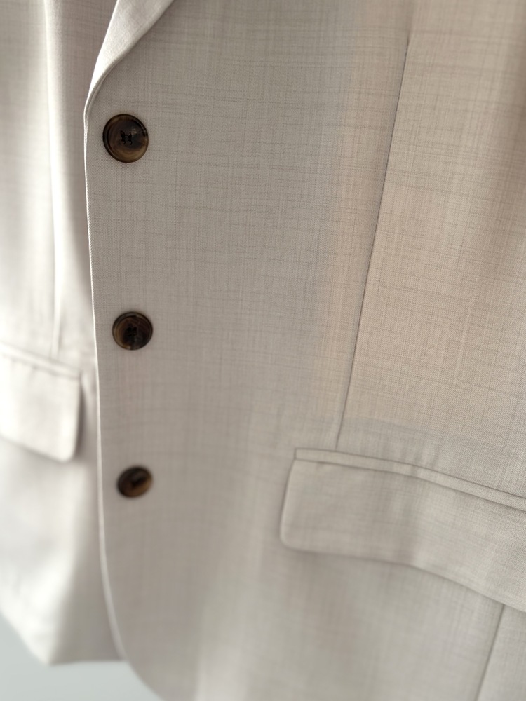 Sandstone Air Relaxed Blazer (Light Beige)