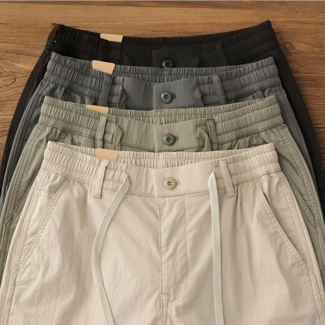 涼感微彈束腳褲