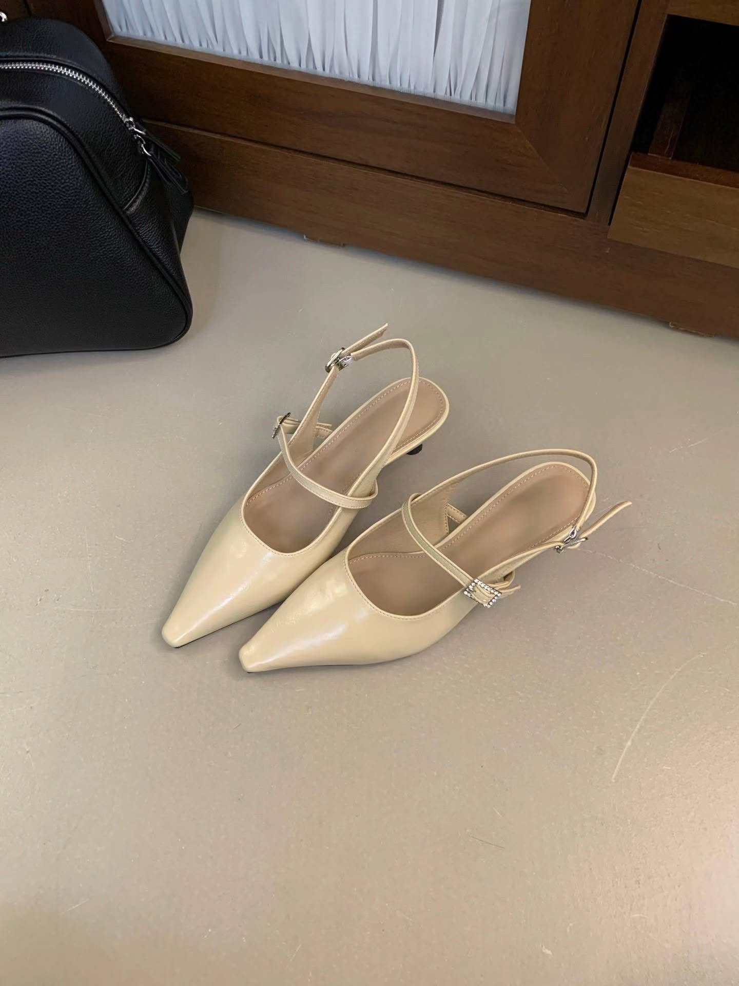 659-2 气质玛丽珍尖头高跟鞋🇨🇳