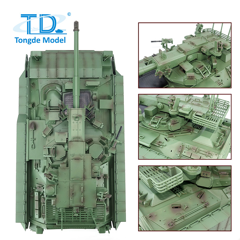 全新 通德 1:16 遙控 M 2128 布雷德利 105mm 火炮支援戰車 | 遙控坦克| 3.0版 | 金屬升級版本 | 紅外線對戰 | 伸縮炮管