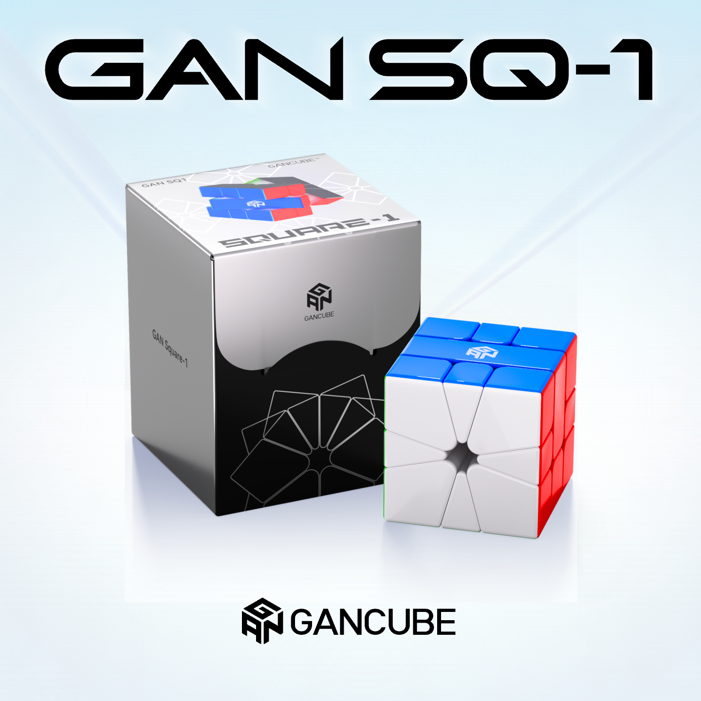 GAN SQ1 全球首款磁懸浮 Square-1 扭計骰 Gan SQ1 UV 鑽面版