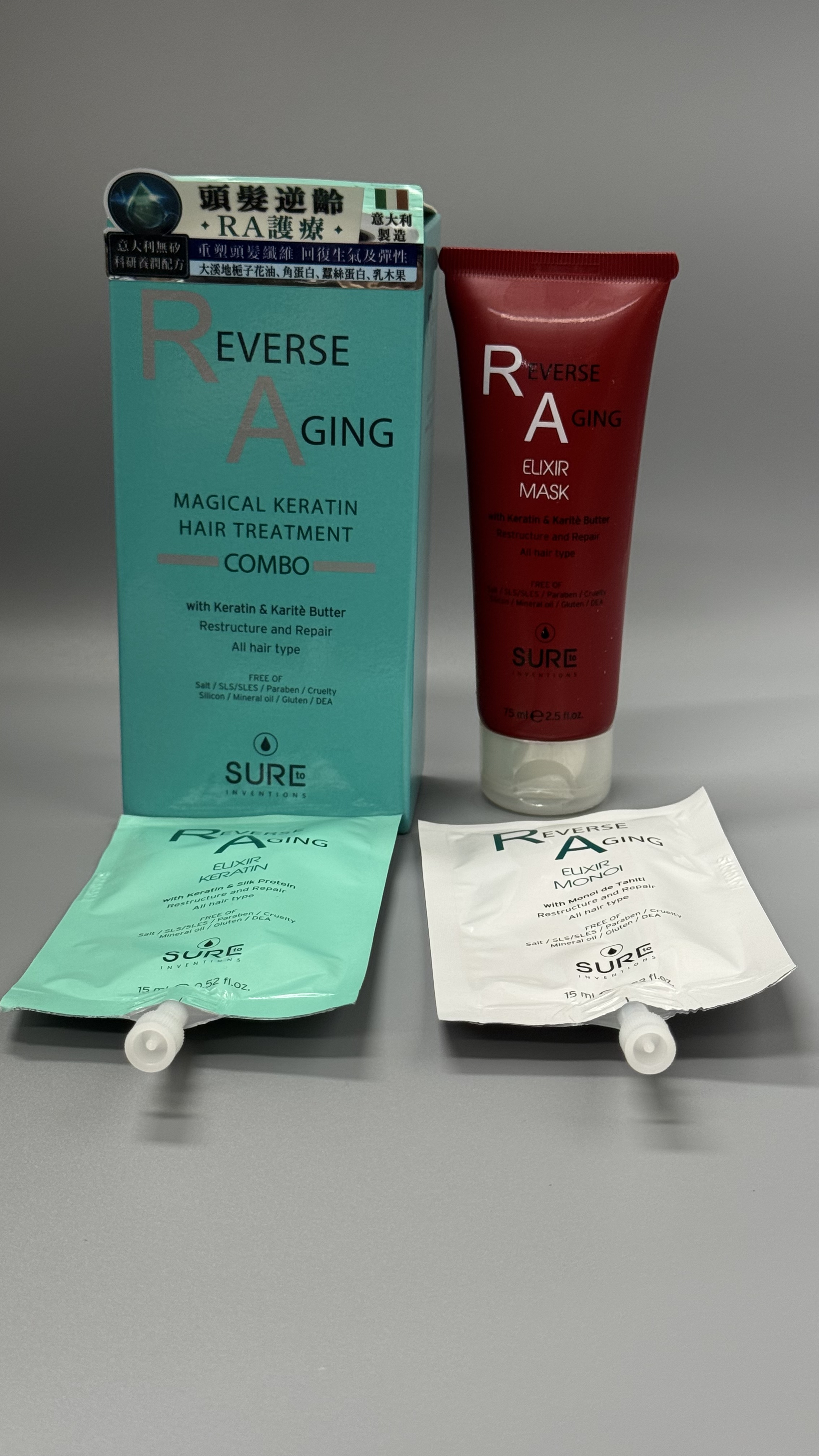 Sure To RA逆齡 角蛋白頭髮護理組合 
