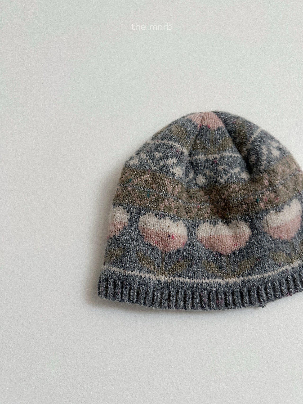 Minirobe | Flower jacquard beanie(ACC)