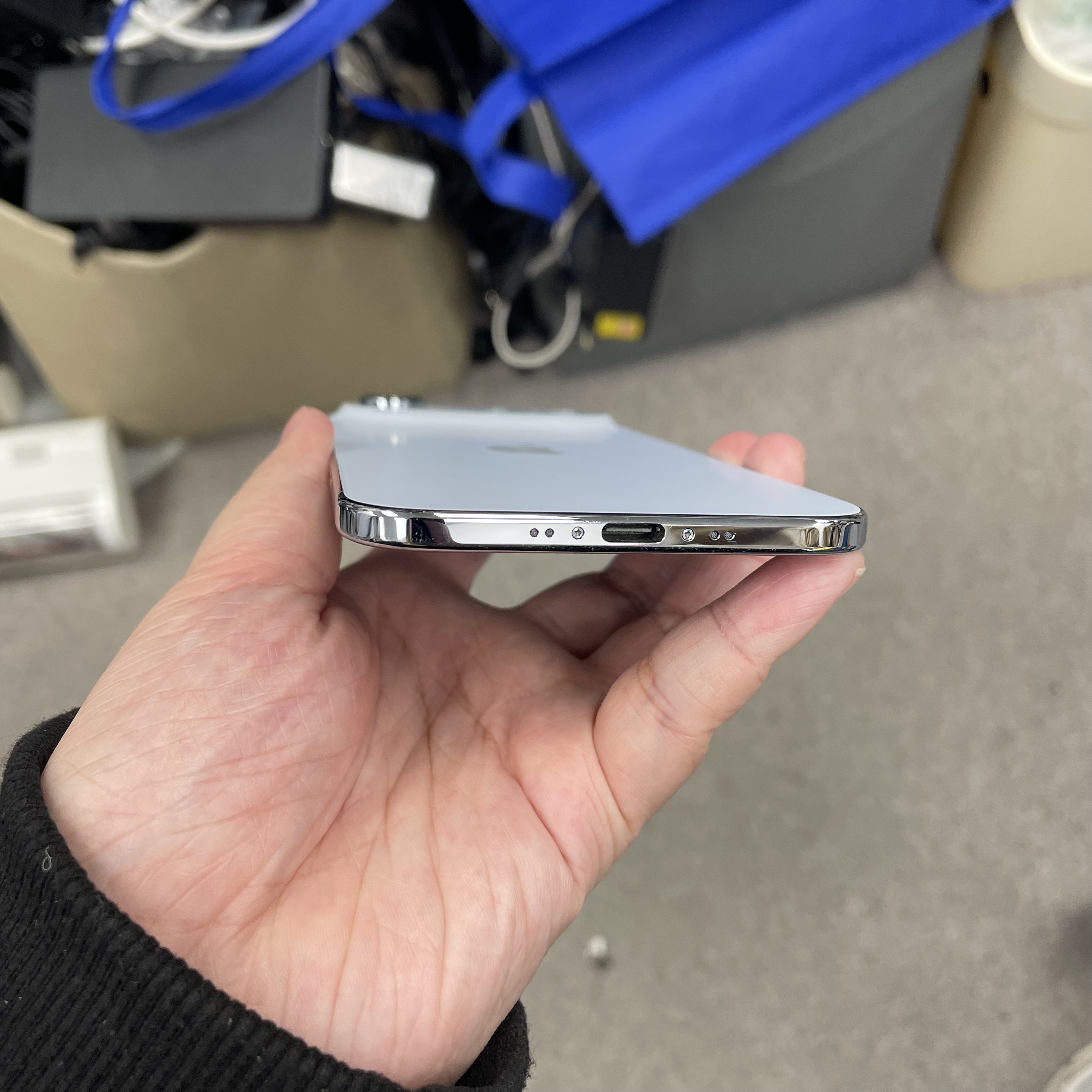 *5943 17 Air 完美機 256GB 電100 藍色 blue