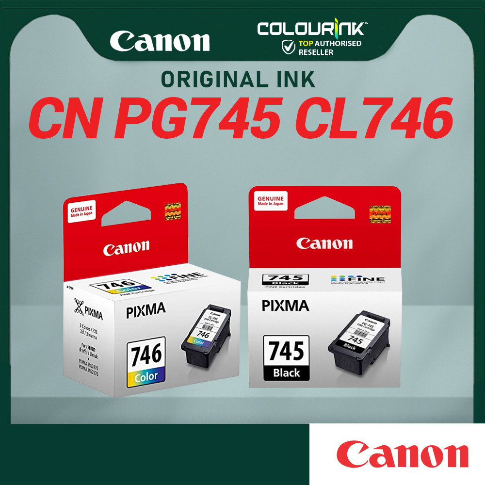 Canon Original Genuine PG745XL PG745 PG745s CL746XL CL746 CL746s Ink Cartridge MG2570 MG3070s PG-745 CL-746 745 746