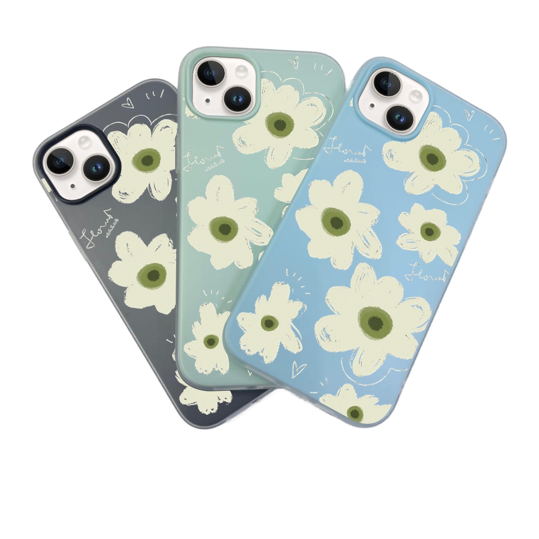 JELLY CASE PHONE FOR IPHONE - DESIGN FLOWER J
