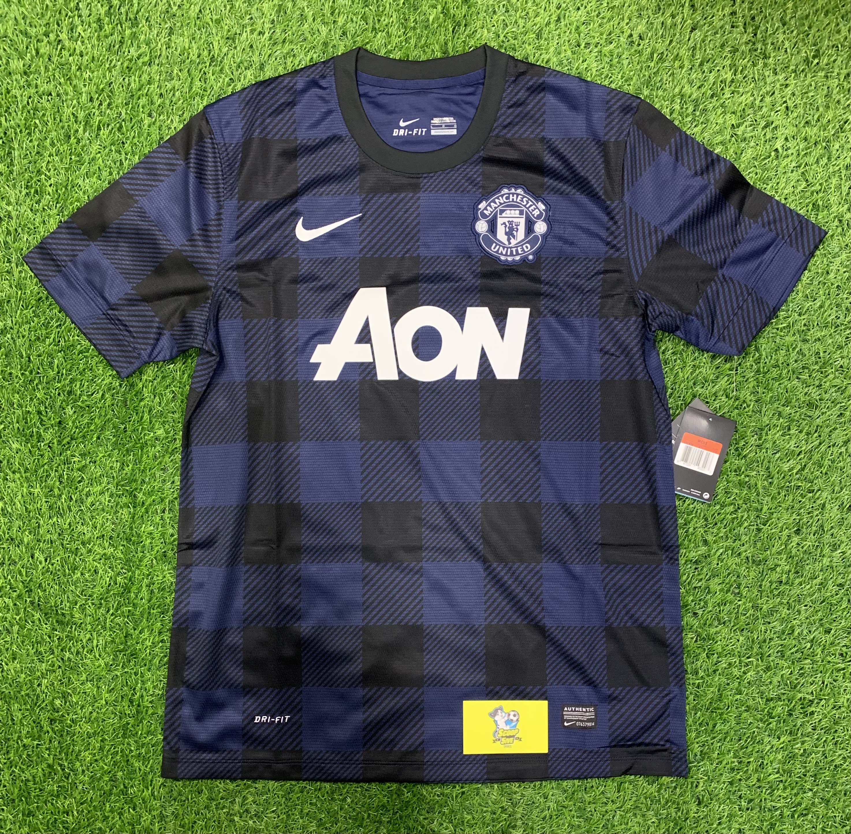 2013-14 曼聯 作客 球迷版 短袖