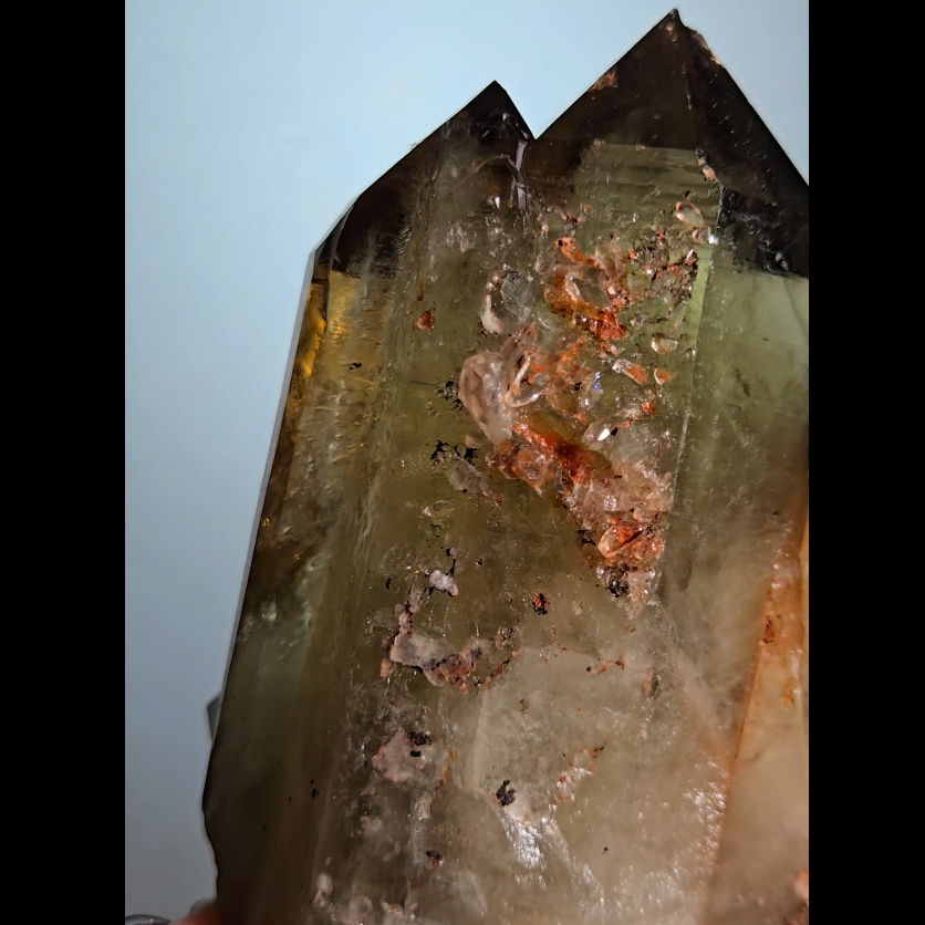 Smoky citrine cluster from Madagascar - C82
