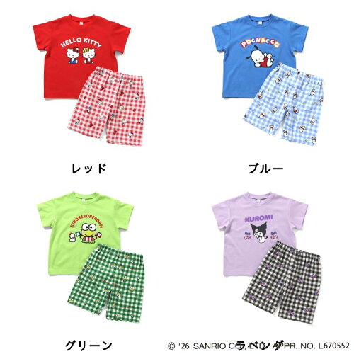 🆕【⭐訂購⭐】🇯🇵 日本直送 🌀#Sanrio 接觸涼感 短袖家居服套裝［7款選］🌀 [ELDA-0172][260519]