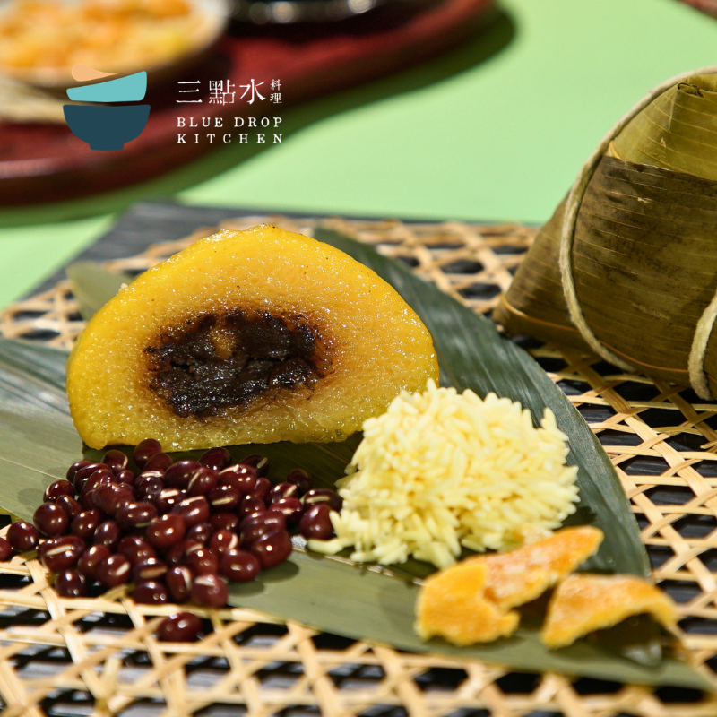  [三點水料理] 農家橘子豆沙梘水粽 (純素 • 無五辛) 280g