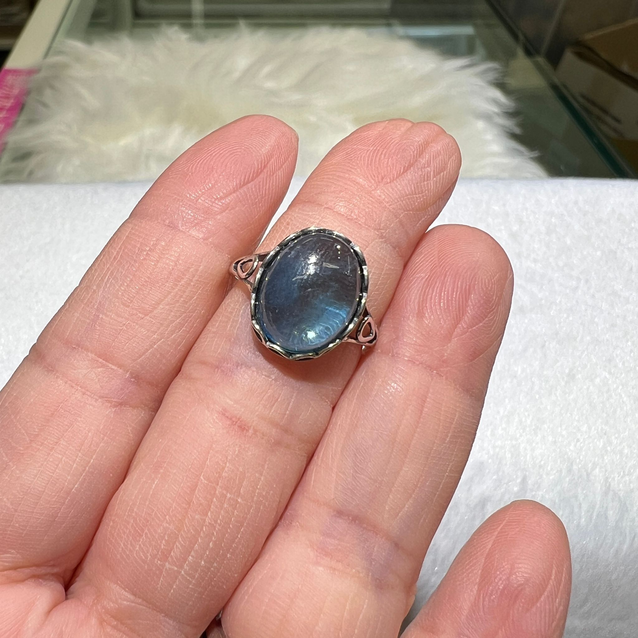 海藍寶戒指 #CA0007