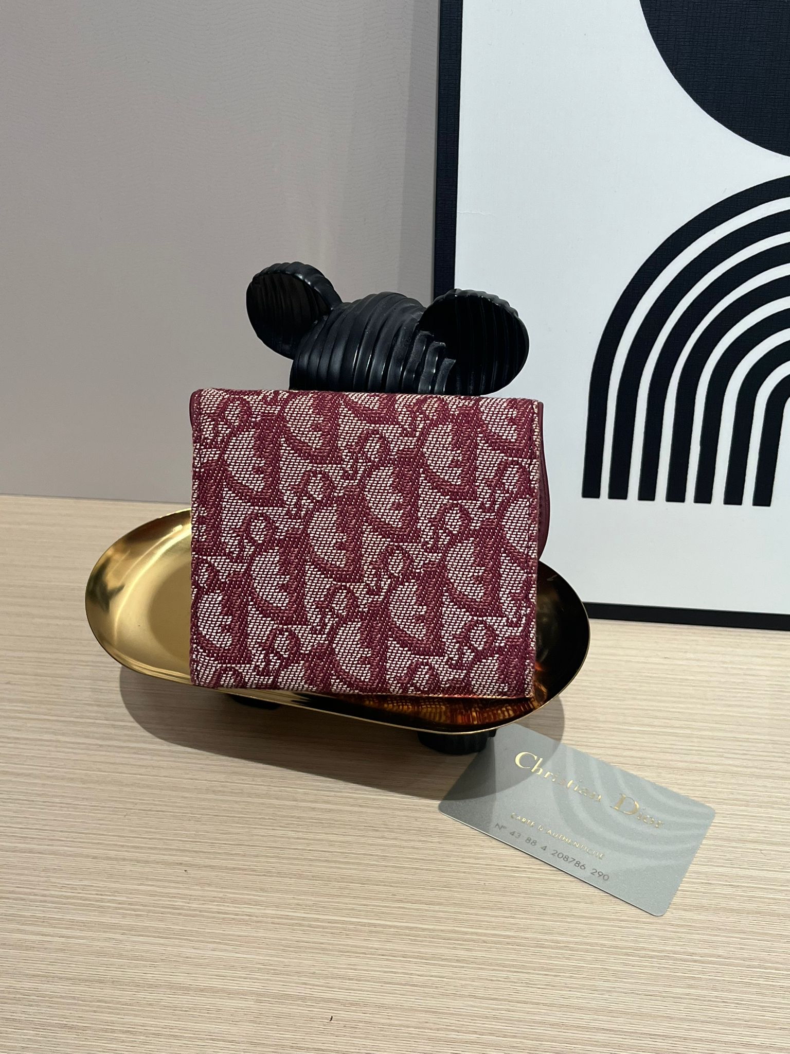 Dior Saddle Card Holder 100%Authentic, 95%New ✅Card