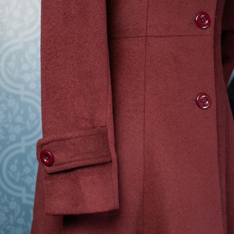 (SOLD OUT) 1940s War Time Romance Cashmere Winter Coat(FM162)