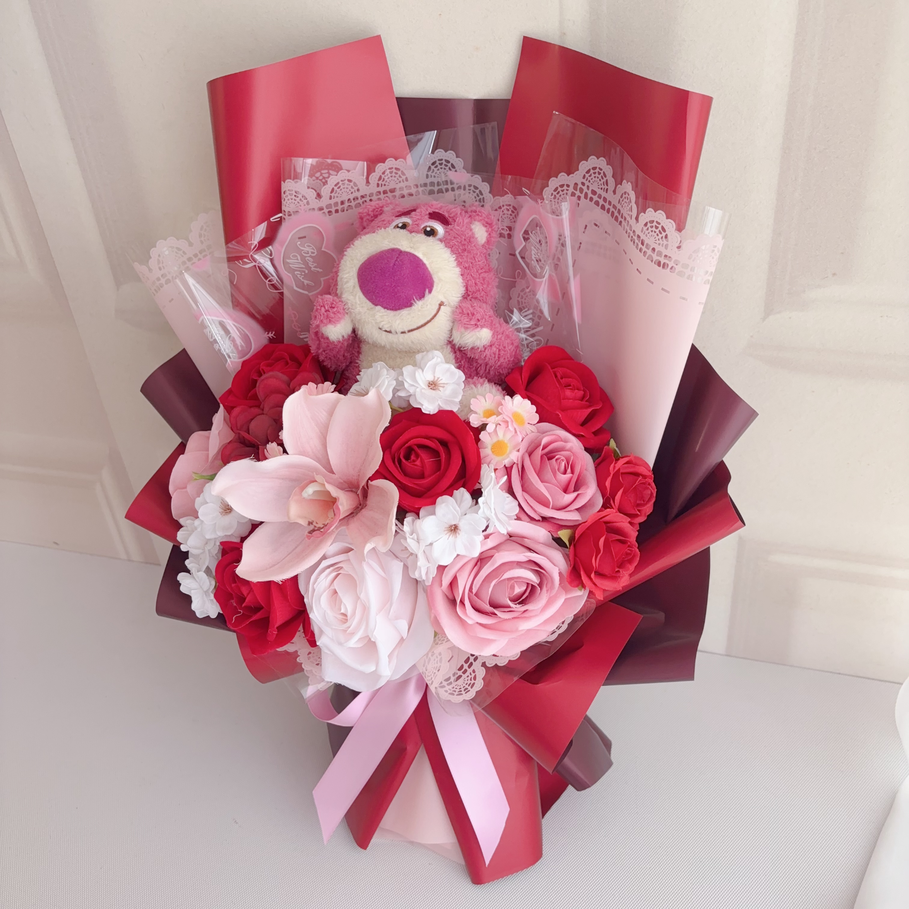 (現貨)勞蘇公仔花束