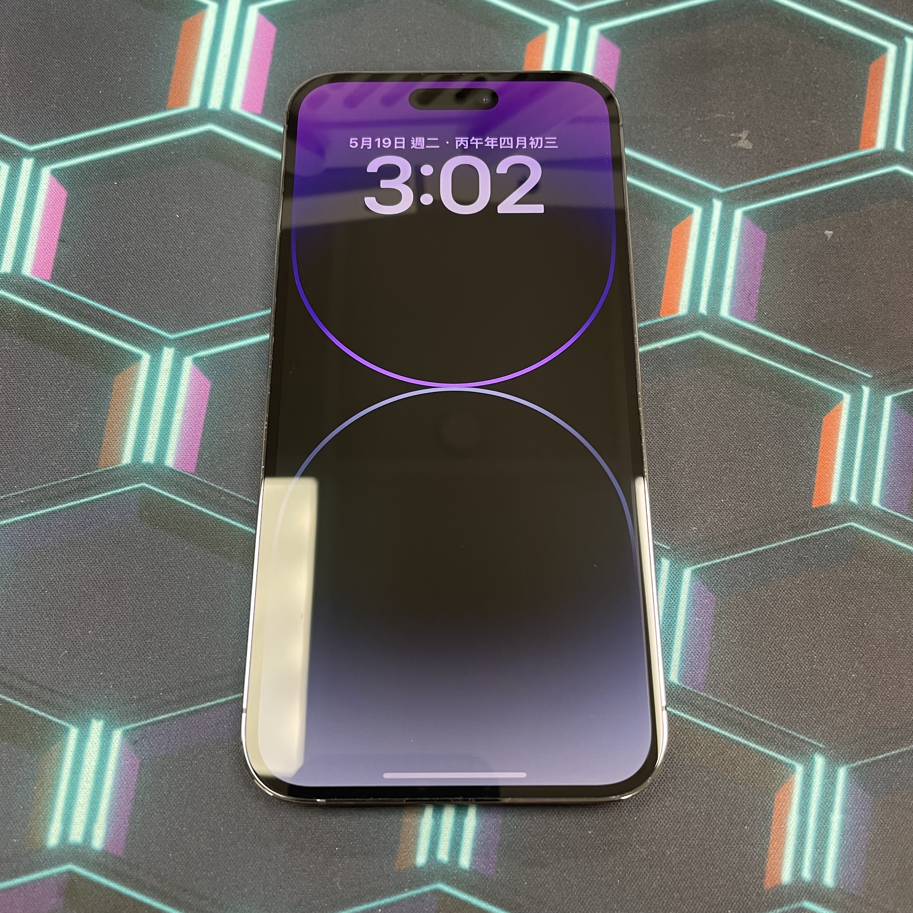 *6574 14 Pro max 完美機 128GB 電100 紫色 purple