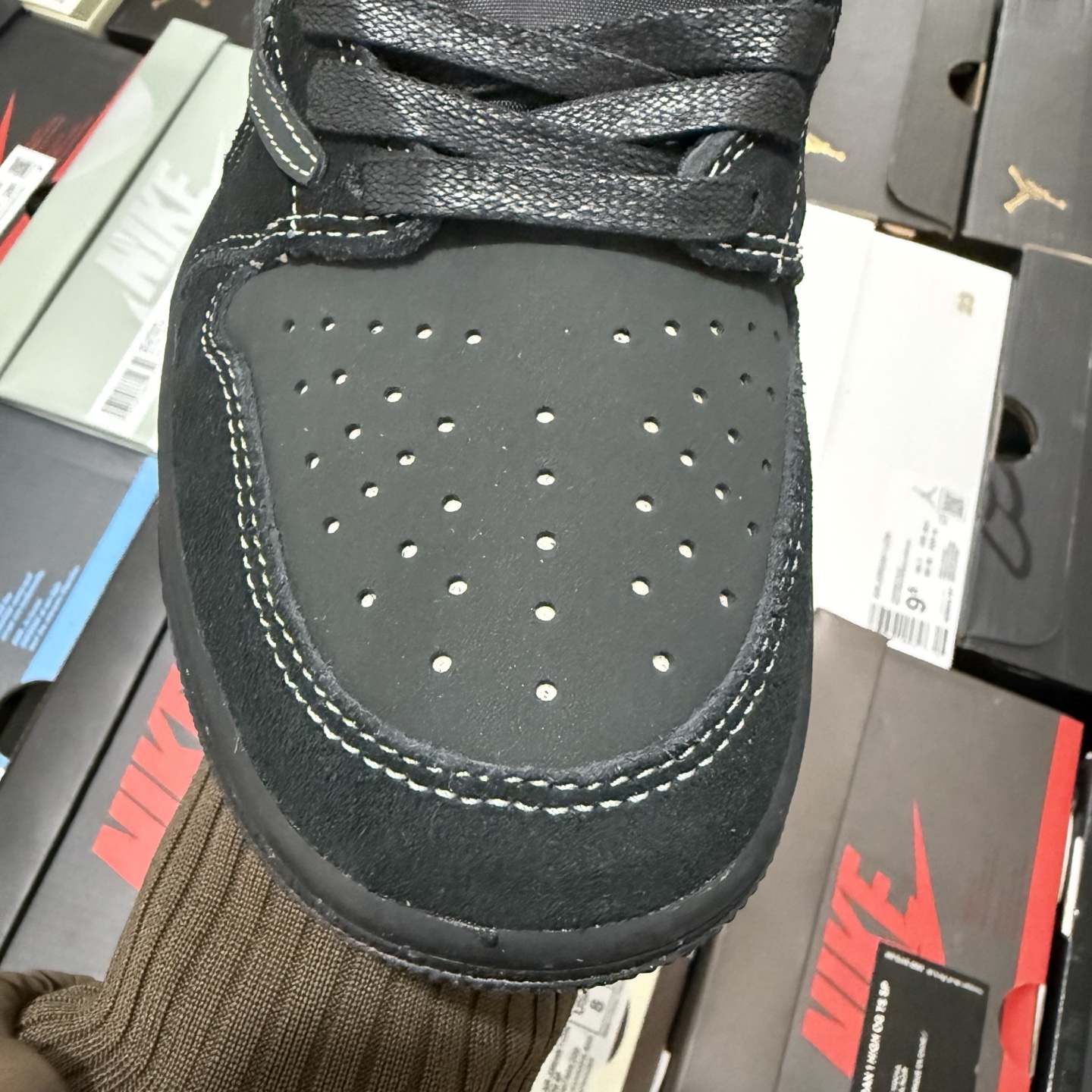 Travis Scott x Air Jordan 1 Low OG SP "Black Phantom" DM7866-001