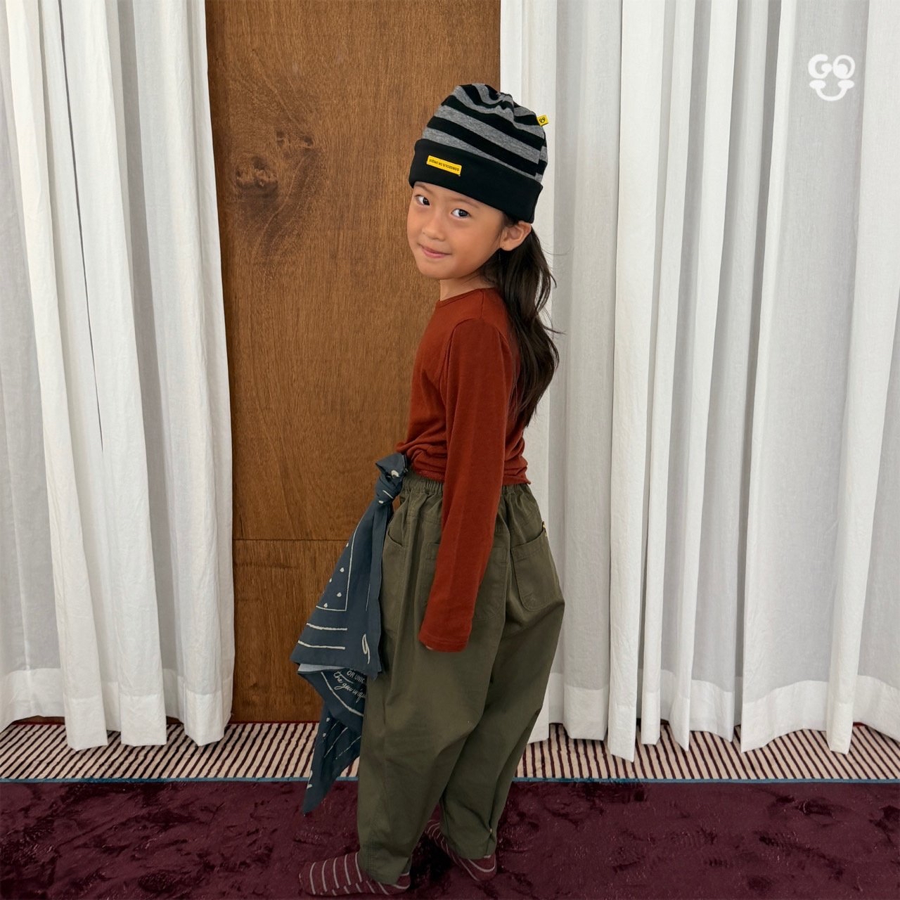 GOU | Snap-button Pants (with mom)