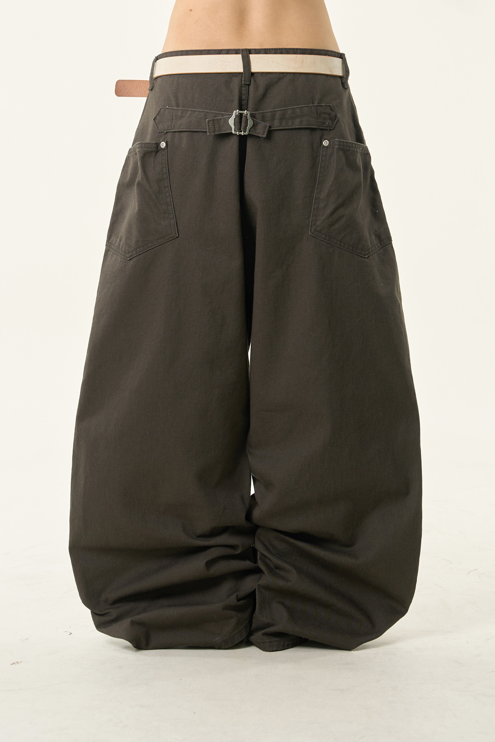 Side Pocket Wide-Leg Pants